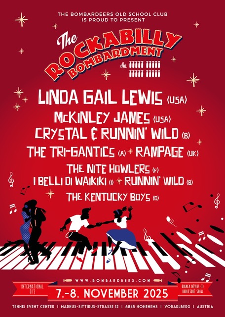 The Rockability Bombardment Event Flyer