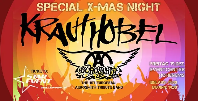 Veranstaltungsplakat Special X-Mas Night